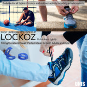 Lockoz Safe Clip-on Shoelace Knot - Blue