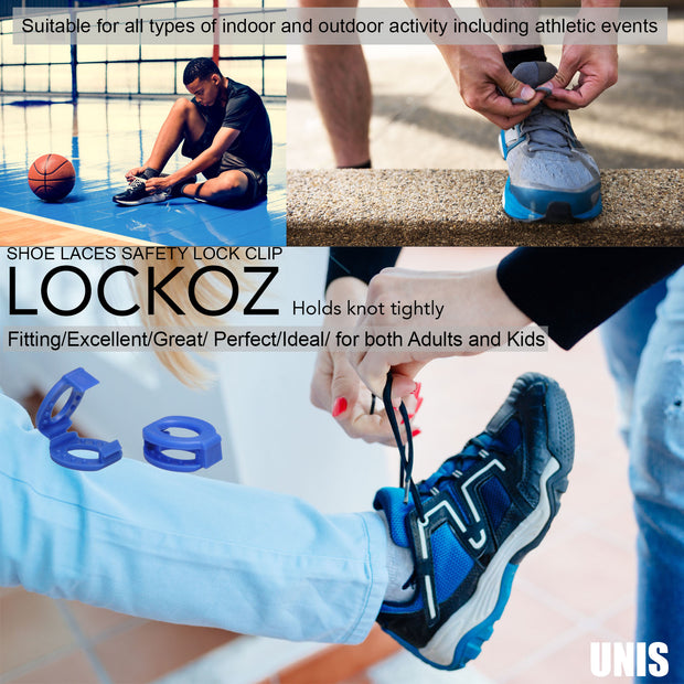 Lockoz Safe Clip-on Shoelace Knot - Brown