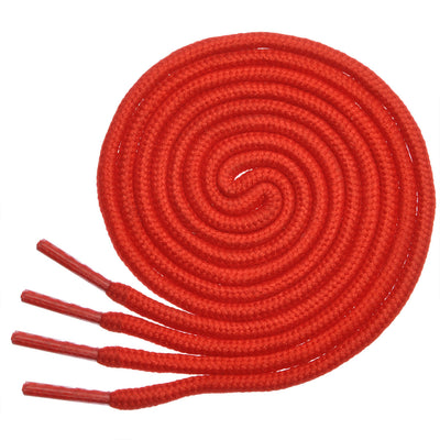 Birch's Round 3/16" Thick Shoelaces - Red