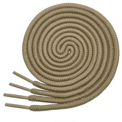 Birch's Round 3/16" Thick Shoelaces - Taupe Tan