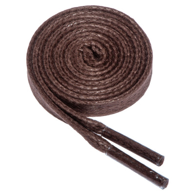 Birch's Flat Waxed Cotton Shoelace - Brown