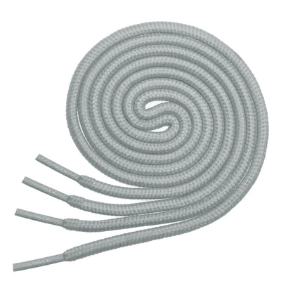 Birch's Round 3/16" Thick Shoelaces - Gray