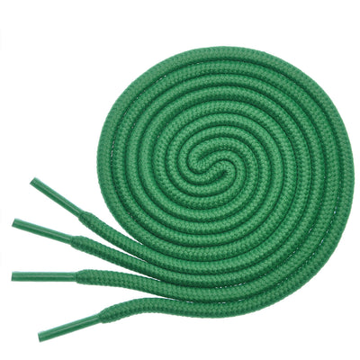 Birch's Round 3/16" Thick Shoelaces - Green