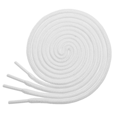 Birch's Round 3/16" Thick Shoelaces - White